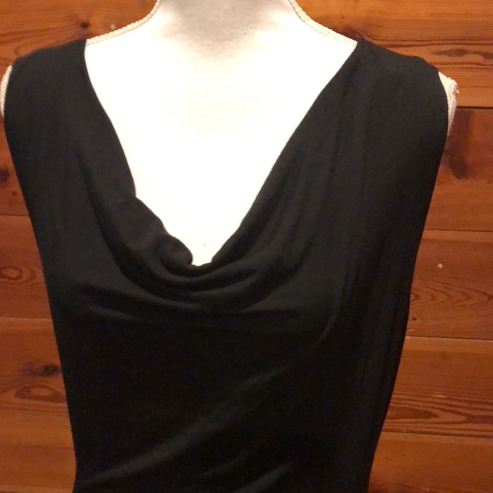 Amour Vert Paris eco Friendly Cowl Neck Black Dre - Picture 12 of 16